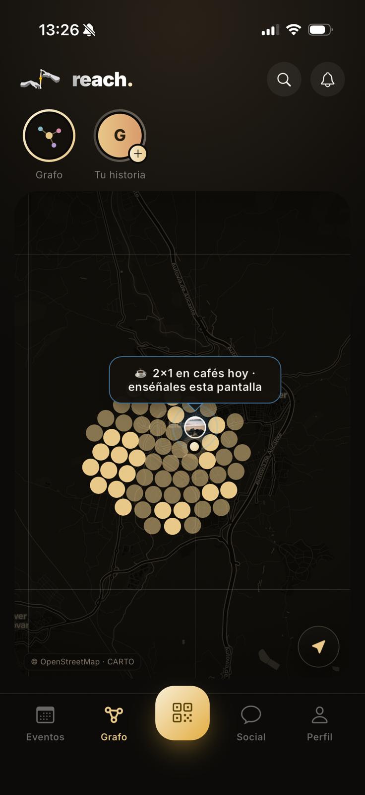 Tu momento llegando a la gente de tu zona en reach